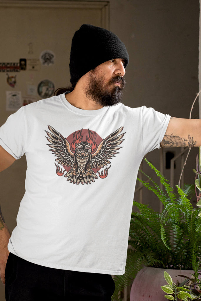 Flame Owl Mockup