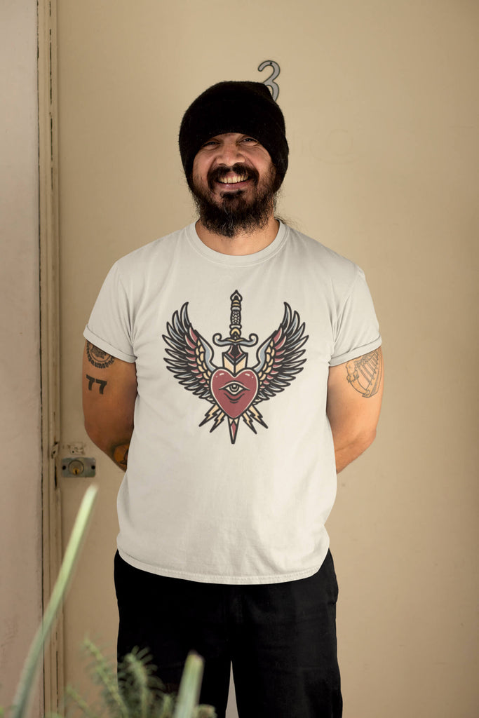 Flying Heart Mockup