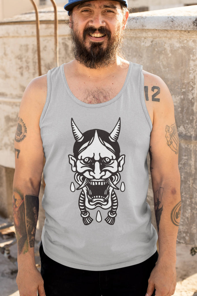 Oni Mask Black Mockup
