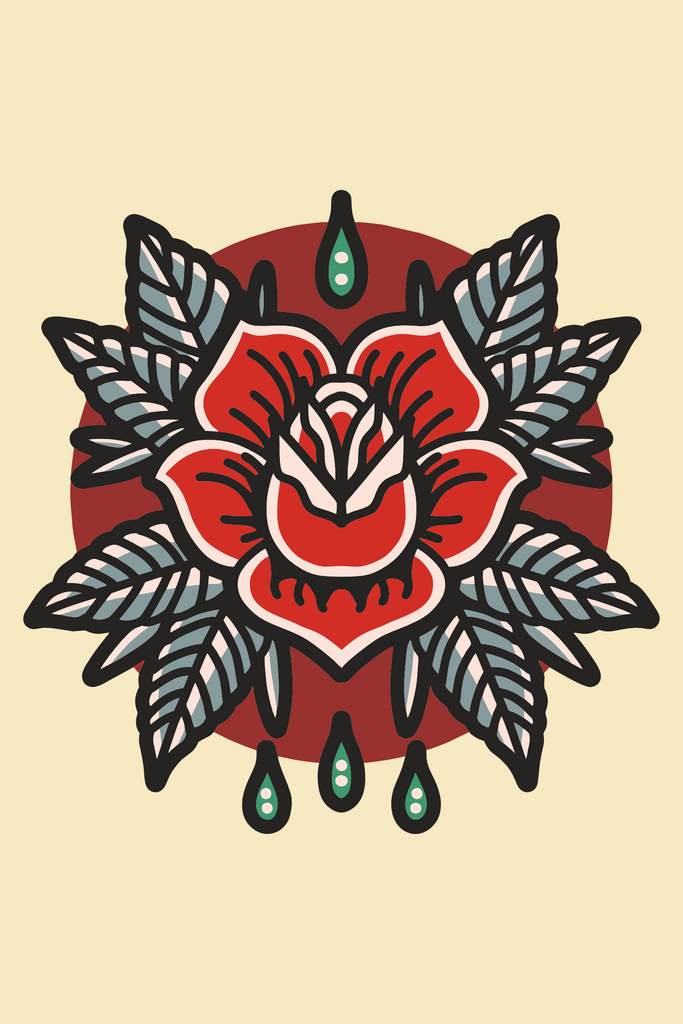 Rose Acid T-Shirt Design