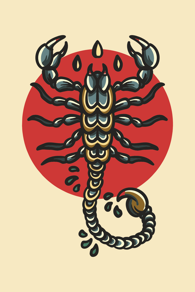 Scorpion Acid T-Shirt Design